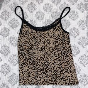 Cheetah Brandy Tank-top